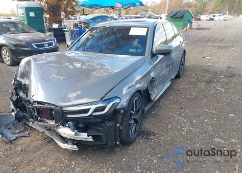 2022 BMW M550 I xDrive from USA, damaged, VIN WBA13BK07NCH81240